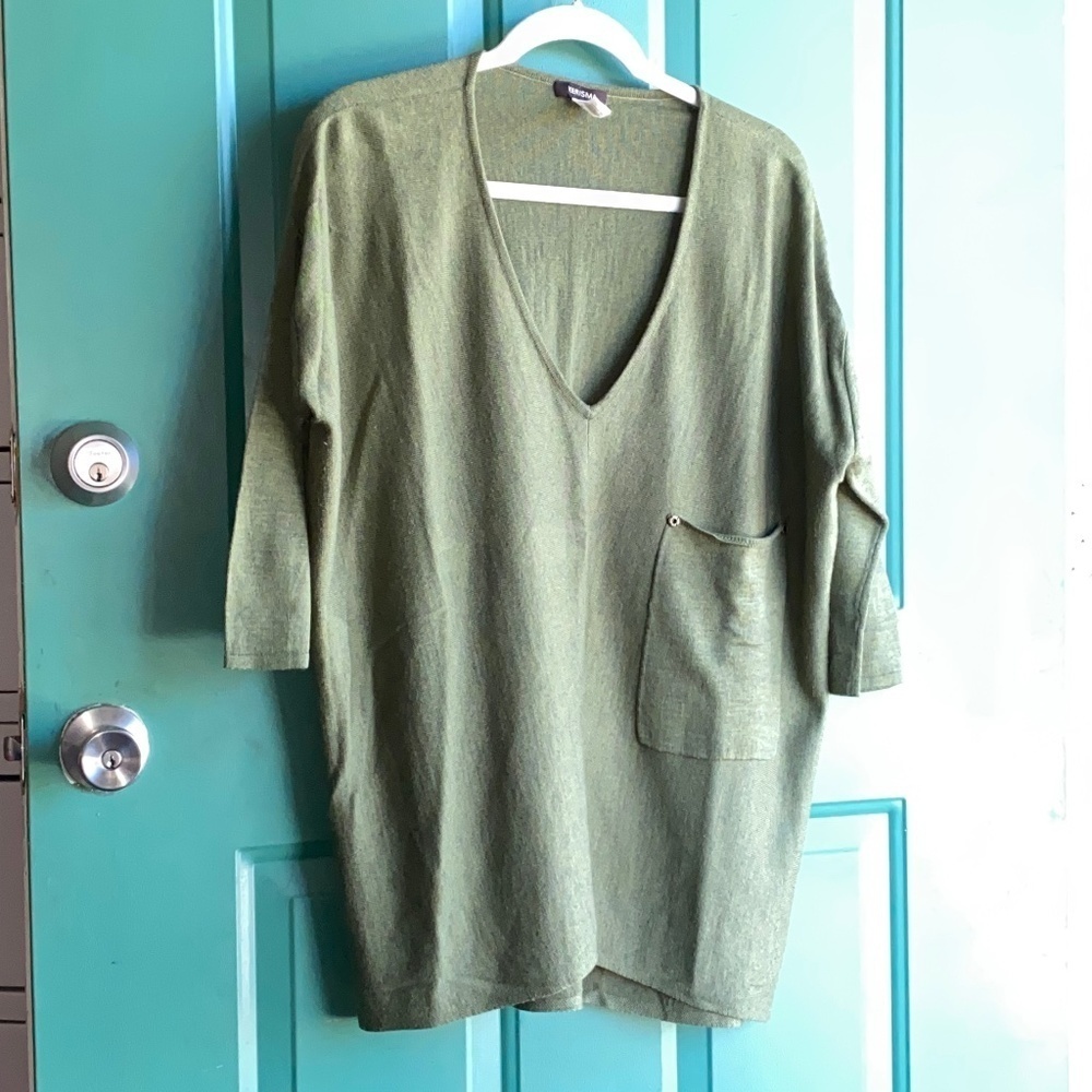 Kerisma size s/m small medium oversized green top